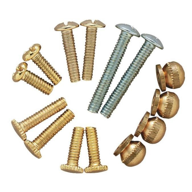 Westinghouse Lighting - 7063500 - 14-Piece Metric Lighting Fixture Repair Kit - Fixture Repair Kit - Brass-Plated