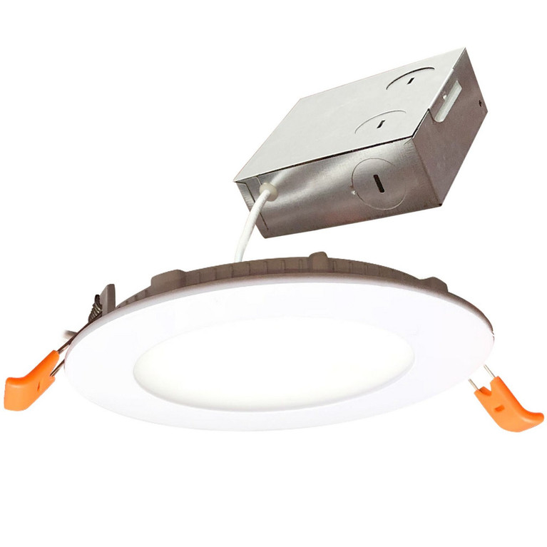 Bulbrite - 773217 - Recessed Downlight - White Round - Smooth Trim - Ultra Slim