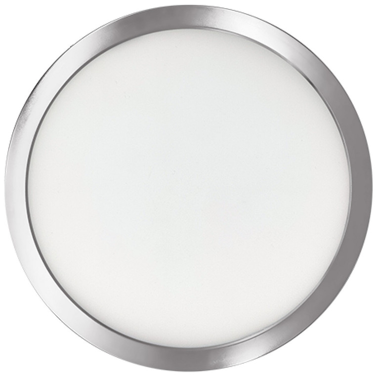 Bulbrite - 773610 - 9 Flush Mount - Builder Fixtures - Nickel