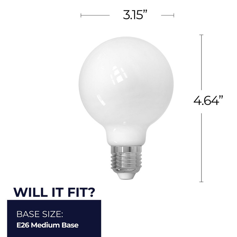 Bulbrite - 776980 - Light Bulb - 7 - Milky