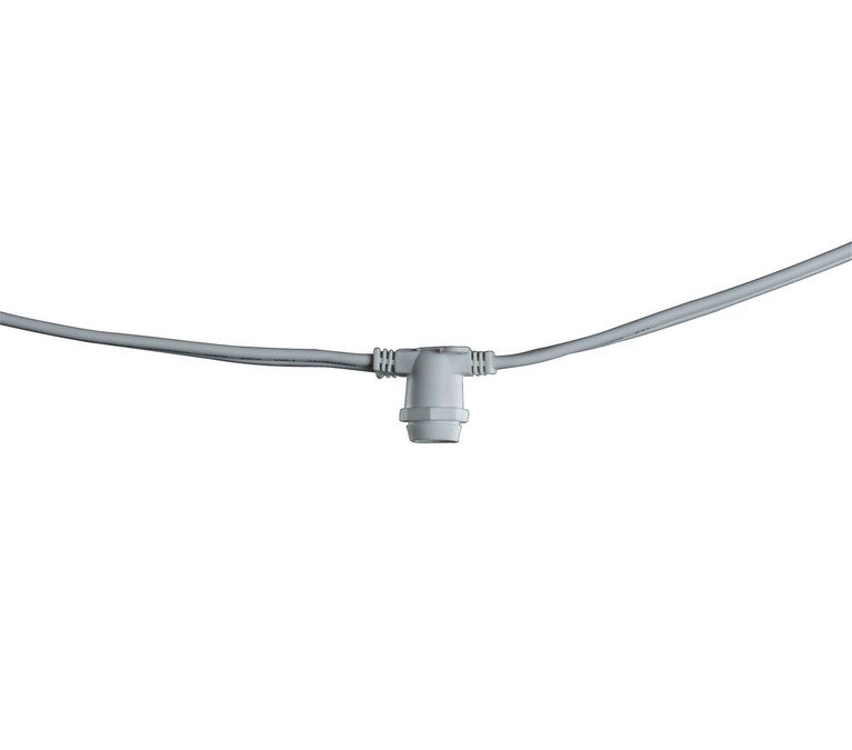 Bulbrite - 810050 - String Light - String - String Light - White - Bulbs Not Included