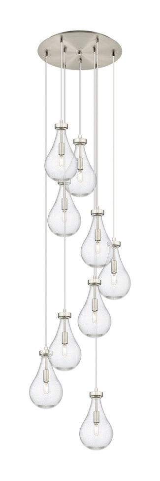 Innovations - 119-451-1P-SN-G451-7SDY - Nine Light Pendant - Downtown Urban - Brushed Satin Nickel