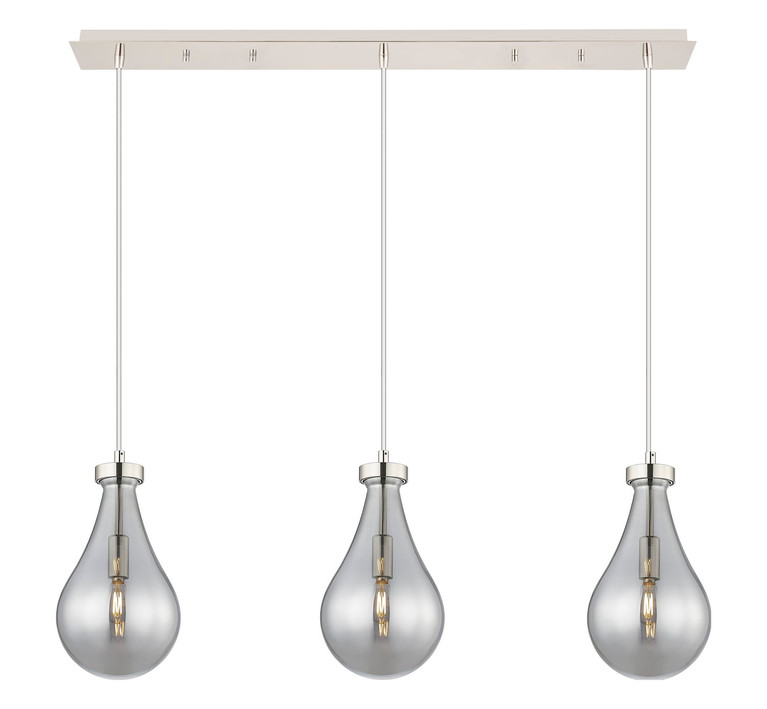 Innovations - 123-451-1P-PN-G451-7SM - Three Light Linear Pendant - Downtown Urban - Polished Nickel