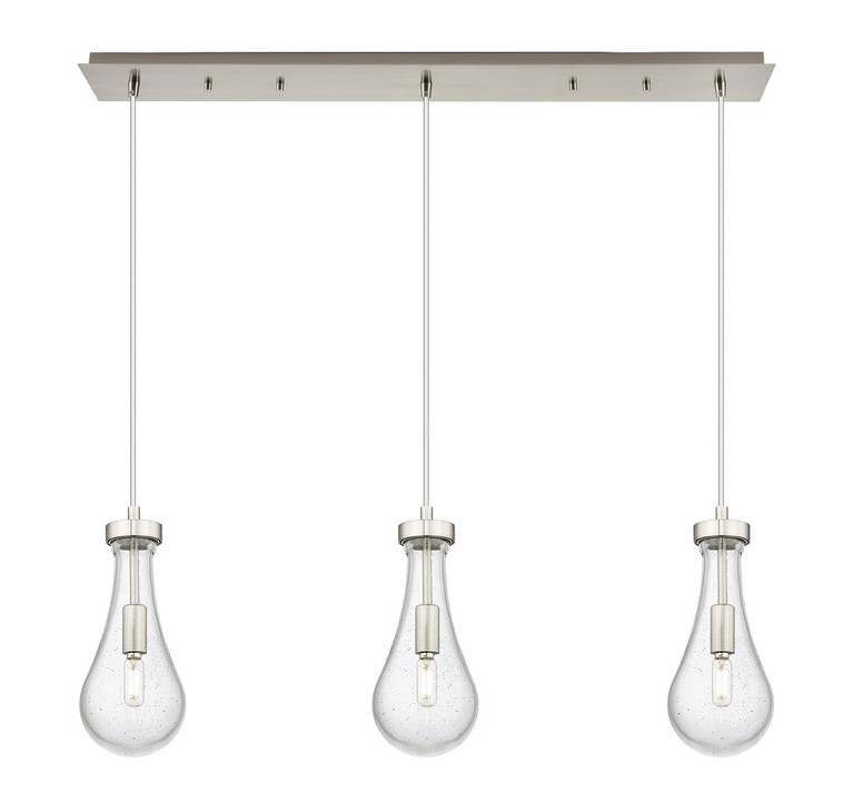 Innovations - 123-451-1P-SN-G451-5SDY - Three Light Linear Pendant - Downtown Urban - Brushed Satin Nickel