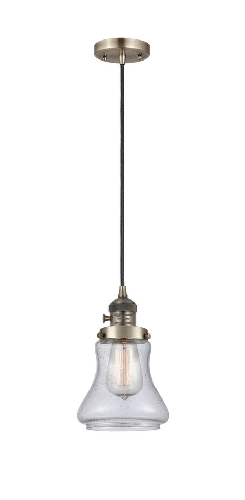 Innovations - 201CSW-AB-G194-LED - LED Mini Pendant - Franklin Restoration - Antique Brass