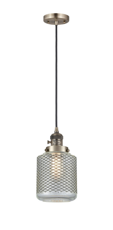 Innovations - 201CSW-AB-G262 - One Light Mini Pendant - Franklin Restoration - Antique Brass