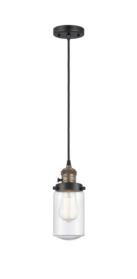 Innovations - 201CSW-BAB-G314-LED - LED Mini Pendant - Franklin Restoration - Black Antique Brass