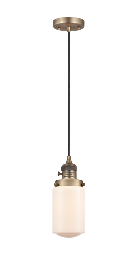 Innovations - 201CSW-BB-G311-LED - LED Mini Pendant - Franklin Restoration - Brushed Brass