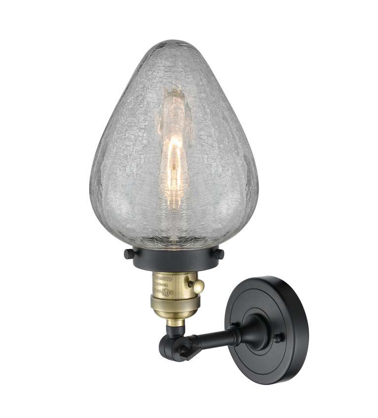 Innovations - 203SW-BAB-G165 - One Light Wall Sconce - Franklin Restoration - Black Antique Brass