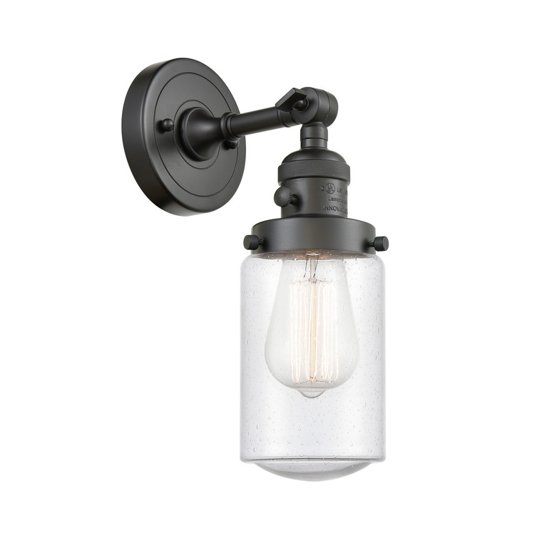 Innovations - 203SW-OB-G314 - One Light Wall Sconce - Franklin Restoration - Oil Rubbed Bronze