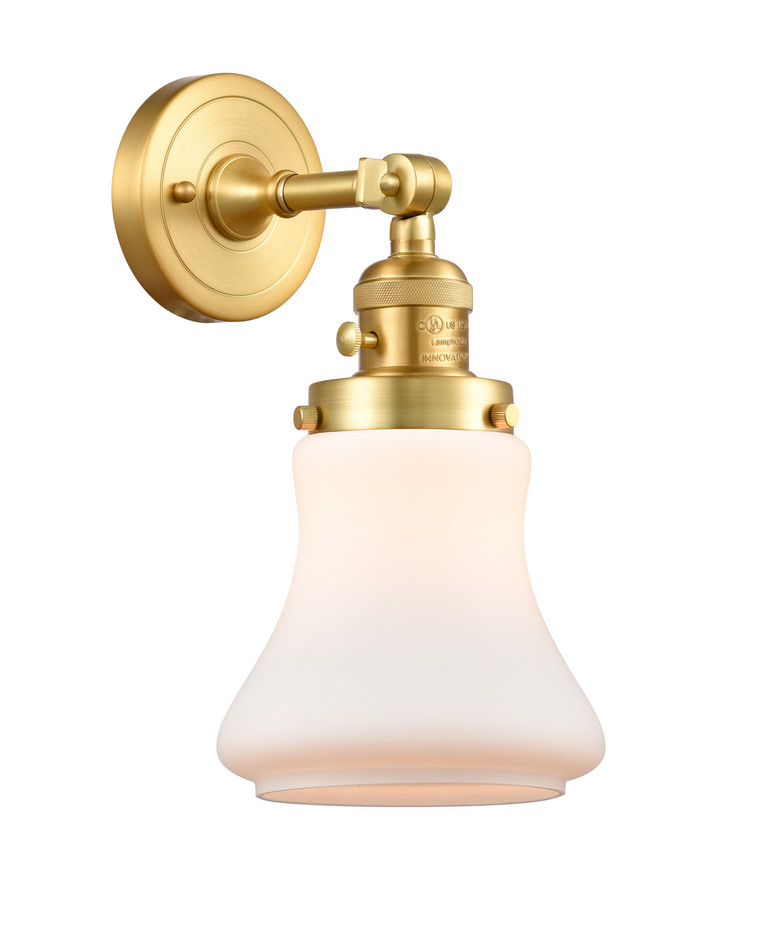 Innovations - 203SW-SG-G191 - One Light Wall Sconce - Franklin Restoration - Satin Gold