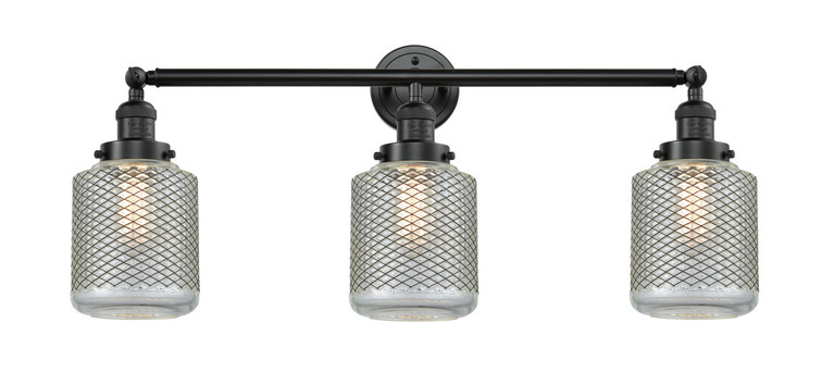 Innovations - 205-OB-G262 - Three Light Bath Vanity - Franklin Restoration - Oil Rubbed Bronze