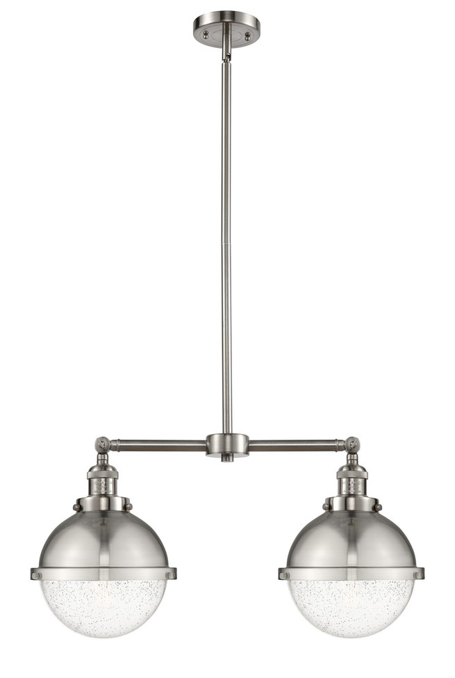 Innovations - 209-SN-HFS-84-SN-LED - LED Island Pendant - Franklin Restoration - Brushed Satin Nickel