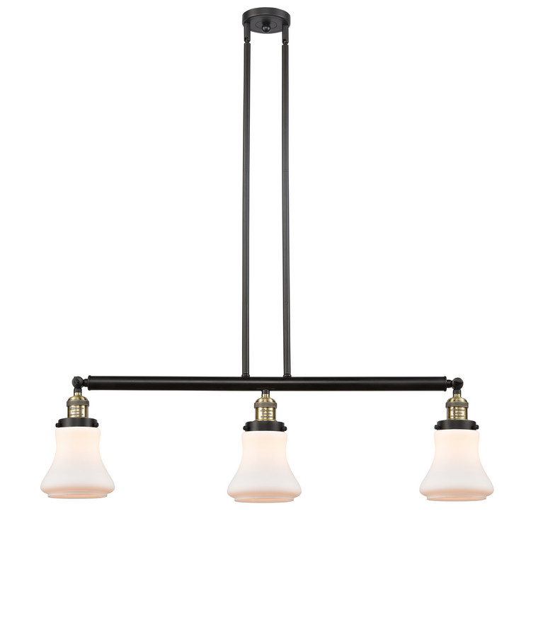 Innovations - 213-BAB-G191 - Three Light Island Pendant - Franklin Restoration - Black Antique Brass