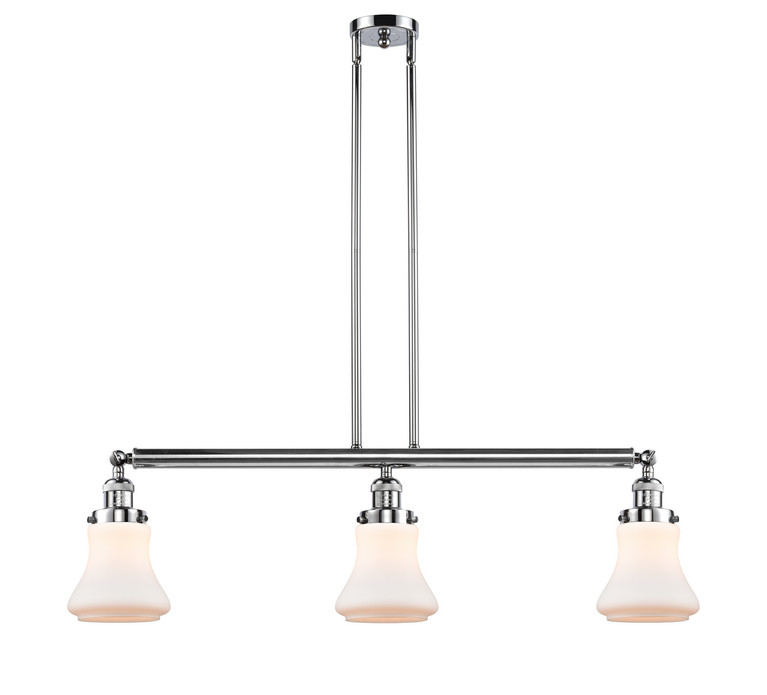 Innovations - 213-PC-G191 - Three Light Island Pendant - Franklin Restoration - Polished Chrome