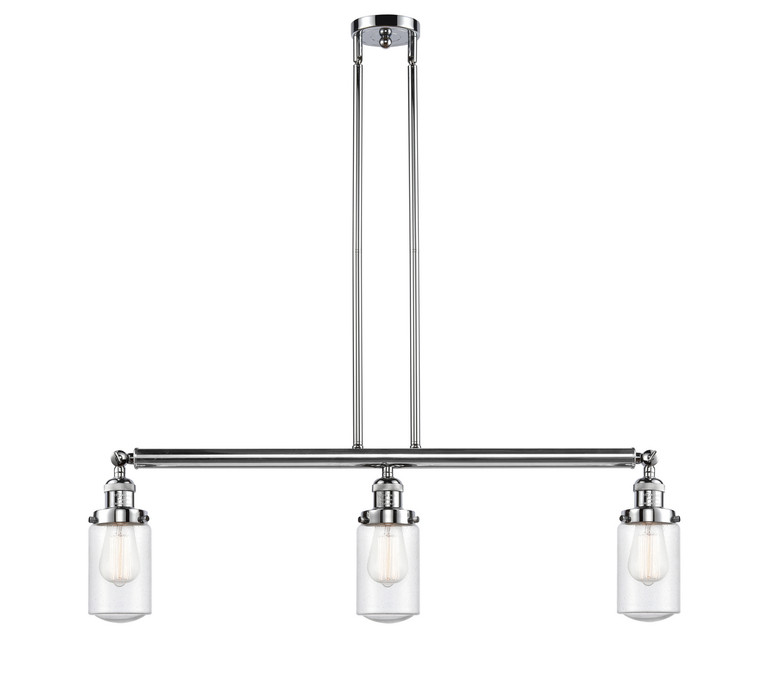Innovations - 213-PC-G314 - Three Light Island Pendant - Franklin Restoration - Polished Chrome