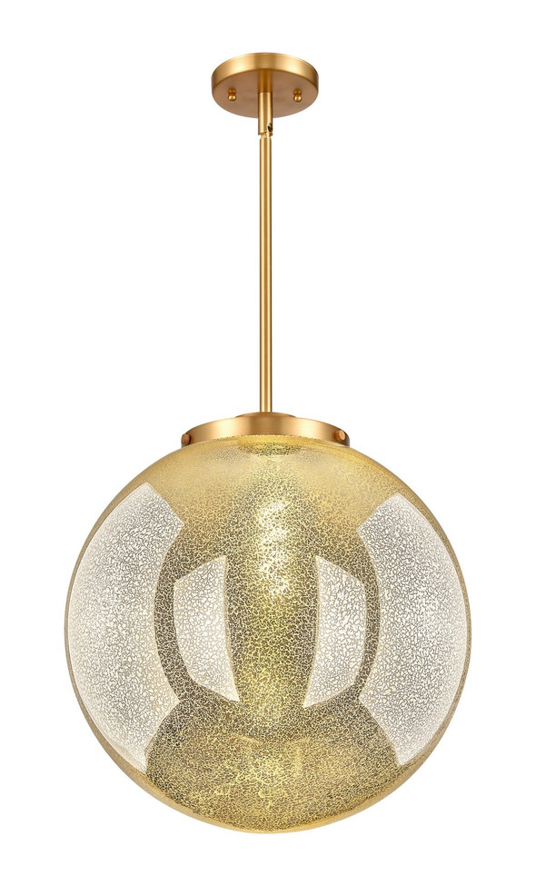 Innovations - 221-1S-SG-G208-16 - One Light Pendant - Essex - Satin Gold