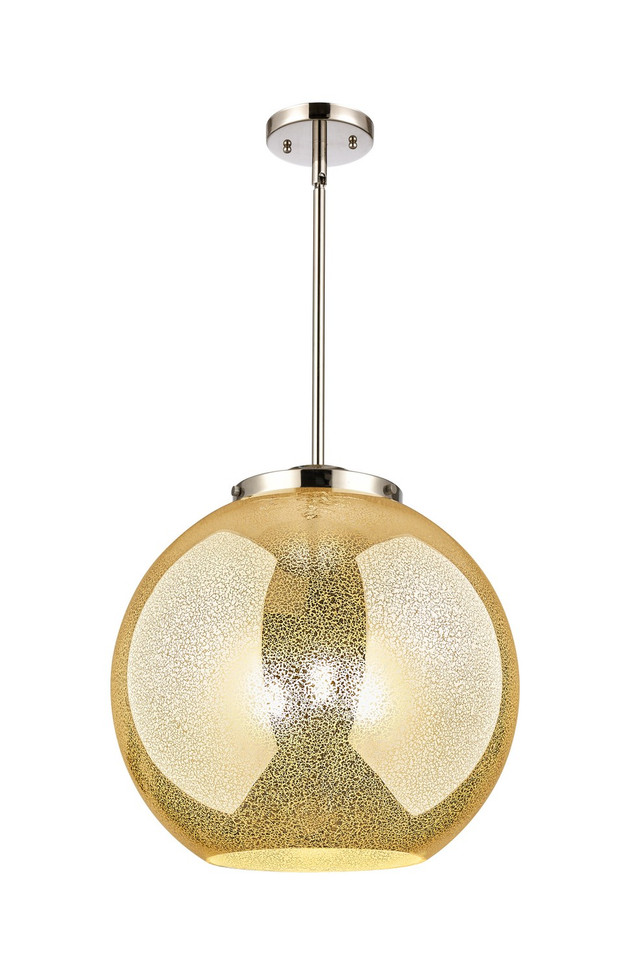 Innovations - 221-3S-PN-G128-16 - Three Light Pendant - Essex - Polished Nickel