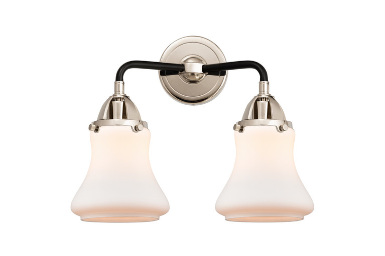 Innovations - 288-2W-BPN-G191 - Two Light Bath Vanity - Nouveau 2 - Black Polished Nickel