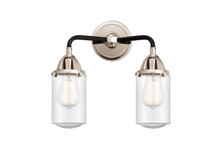 Innovations - 288-2W-BPN-G314 - Two Light Bath Vanity - Nouveau 2 - Black Polished Nickel