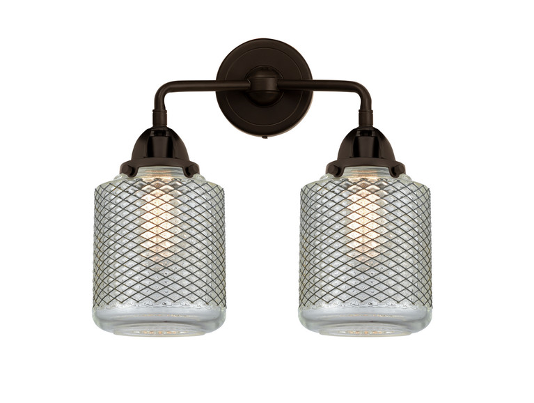Innovations - 288-2W-OB-G262 - Two Light Bath Vanity - Nouveau 2 - Oil Rubbed Bronze