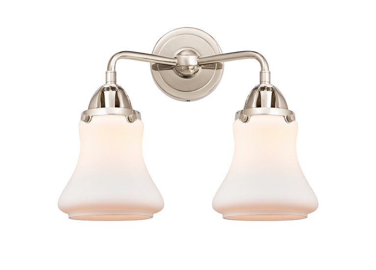Innovations - 288-2W-PN-G191 - Two Light Bath Vanity - Nouveau 2 - Polished Nickel