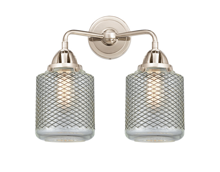 Innovations - 288-2W-PN-G262 - Two Light Bath Vanity - Nouveau 2 - Polished Nickel