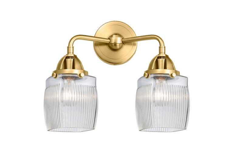 Innovations - 288-2W-SG-G302-LED - LED Bath Vanity - Nouveau 2 - Satin Gold