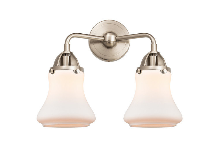 Innovations - 288-2W-SN-G191 - Two Light Bath Vanity - Nouveau 2 - Brushed Satin Nickel