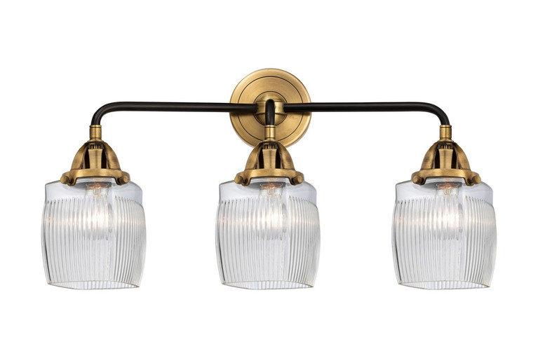 Innovations - 288-3W-BAB-G302-LED - LED Bath Vanity - Nouveau 2 - Black Antique Brass