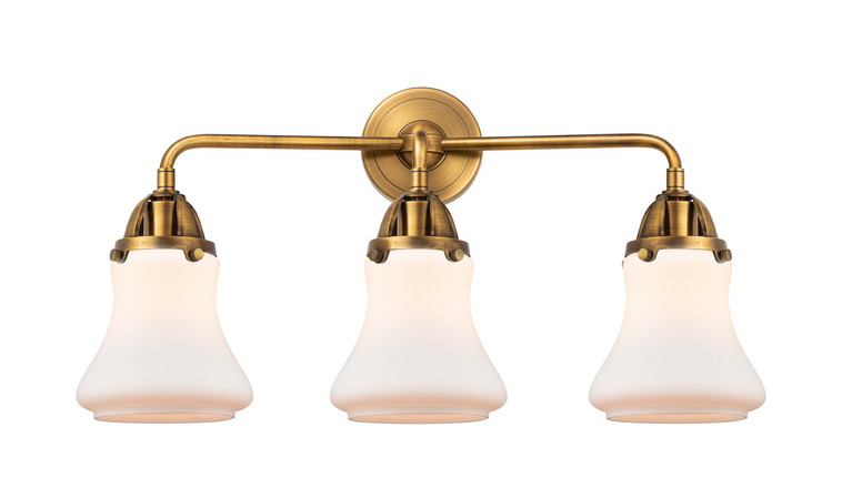 Innovations - 288-3W-BB-G191 - Three Light Bath Vanity - Nouveau 2 - Brushed Brass