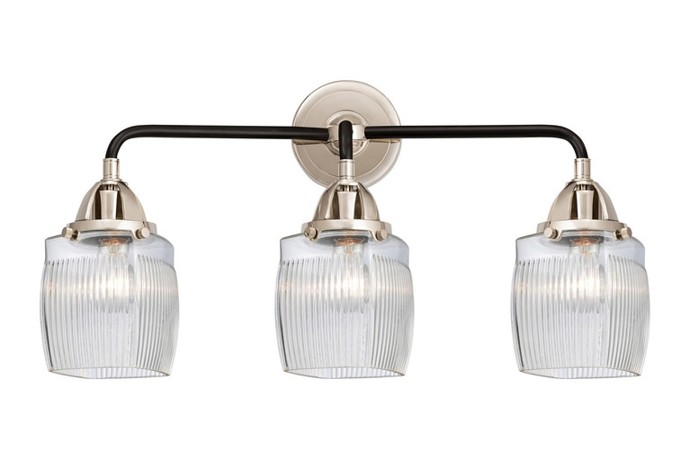 Innovations - 288-3W-BPN-G302-LED - LED Bath Vanity - Nouveau 2 - Black Polished Nickel