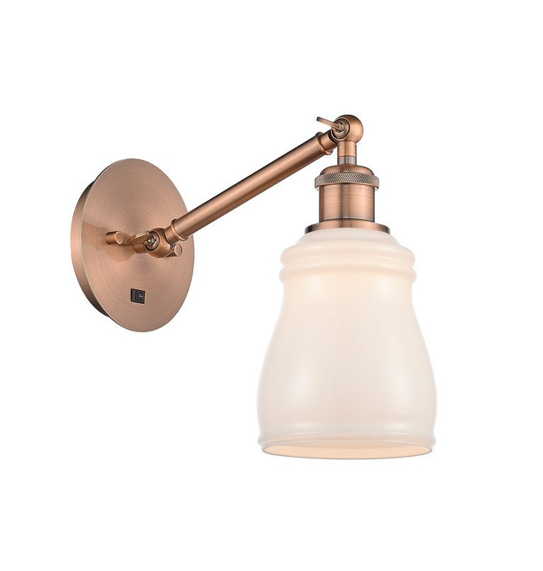 Innovations - 317-1W-AC-G391 - One Light Wall Sconce - Ballston - Antique Copper