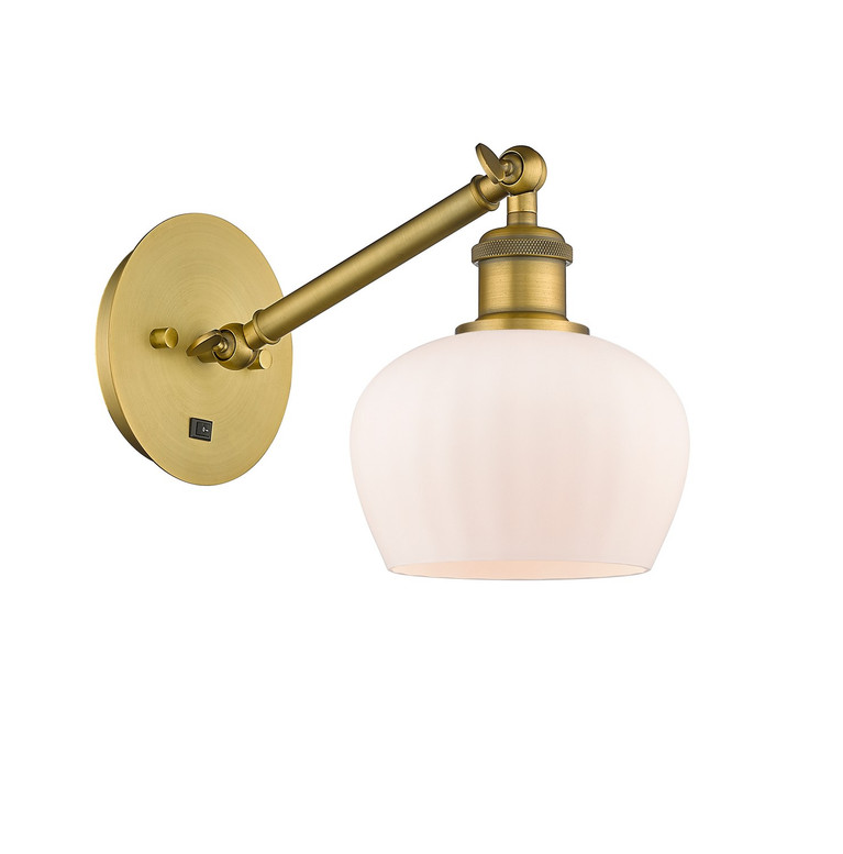 Innovations - 317-1W-BB-G91 - One Light Wall Sconce - Ballston - Brushed Brass