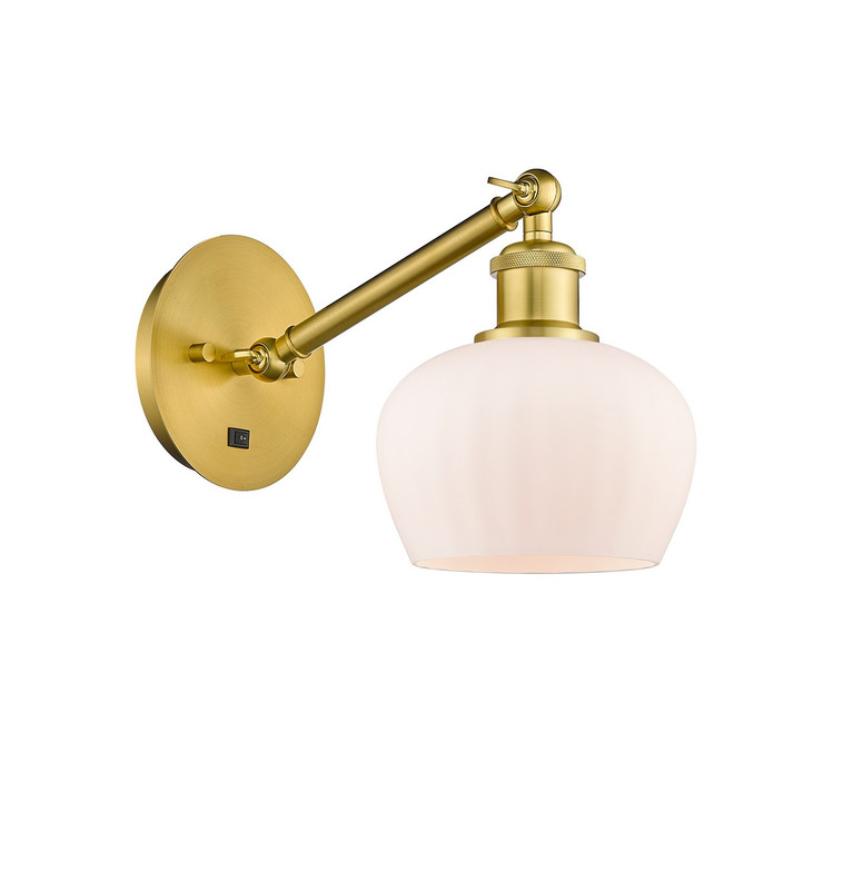 Innovations - 317-1W-SG-G91 - One Light Wall Sconce - Ballston - Satin Gold