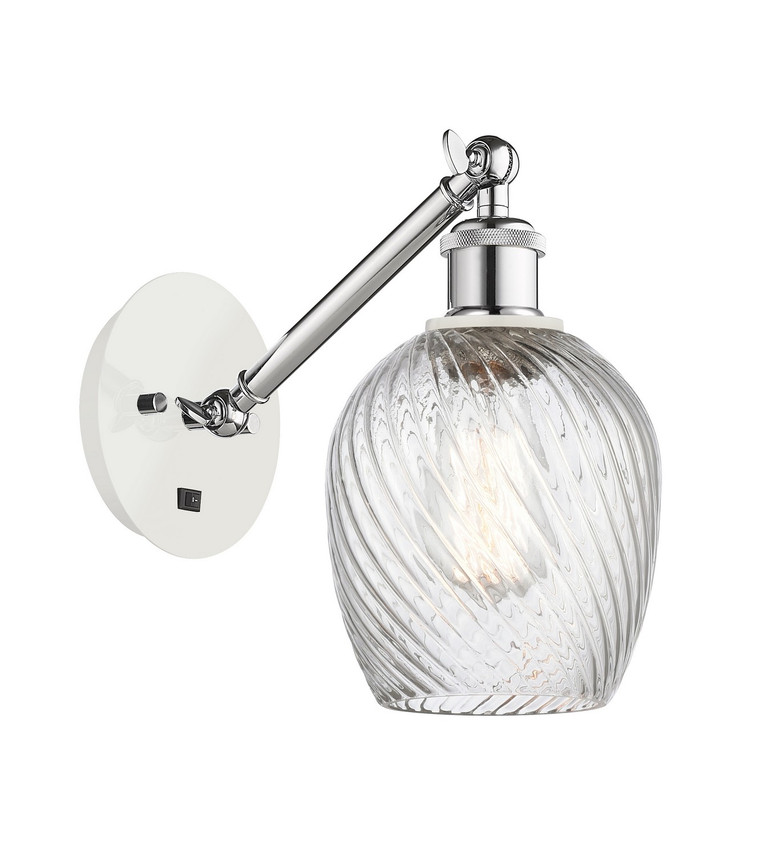 Innovations - 317-1W-WPC-G292 - One Light Wall Sconce - Ballston - White Polished Chrome