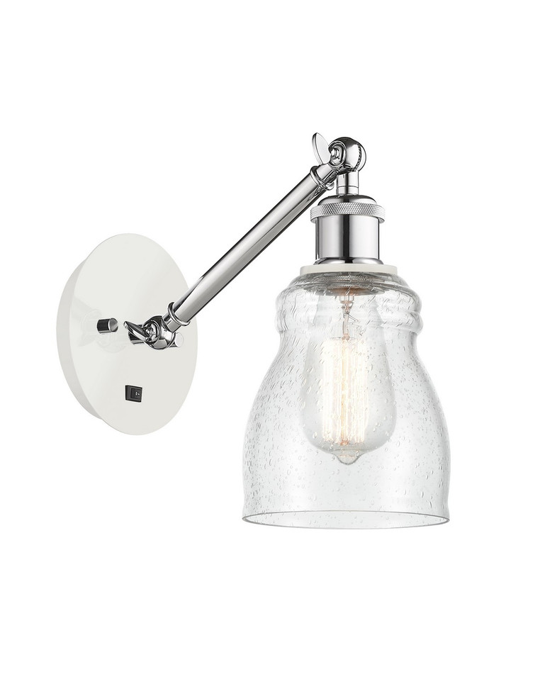 Innovations - 317-1W-WPC-G394-LED - LED Wall Sconce - Ballston - White Polished Chrome