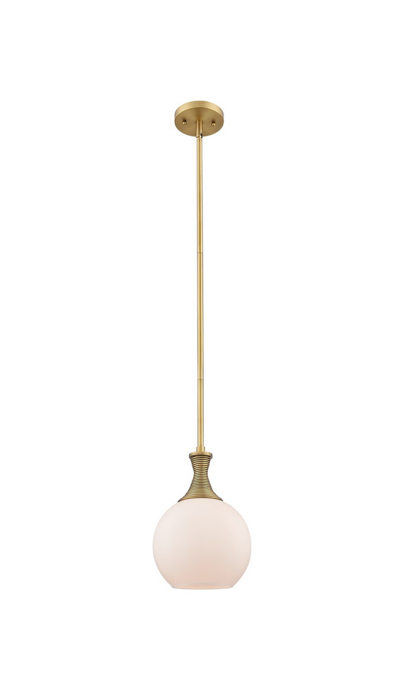 Innovations - 415-1S-BB-G121-8 - One Light Mini Pendant - Ballston - Brushed Brass
