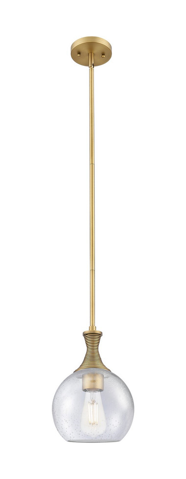 Innovations - 415-1S-BB-G124-8 - One Light Mini Pendant - Ballston - Brushed Brass