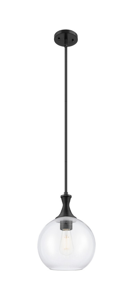 Innovations - 415-1S-BK-G122-10 - One Light Mini Pendant - Ballston - Matte Black