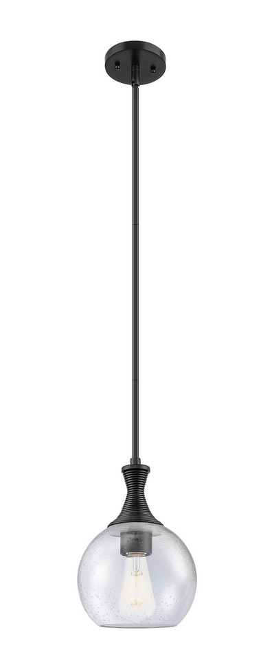 Innovations - 415-1S-BK-G124-8 - One Light Mini Pendant - Ballston - Matte Black