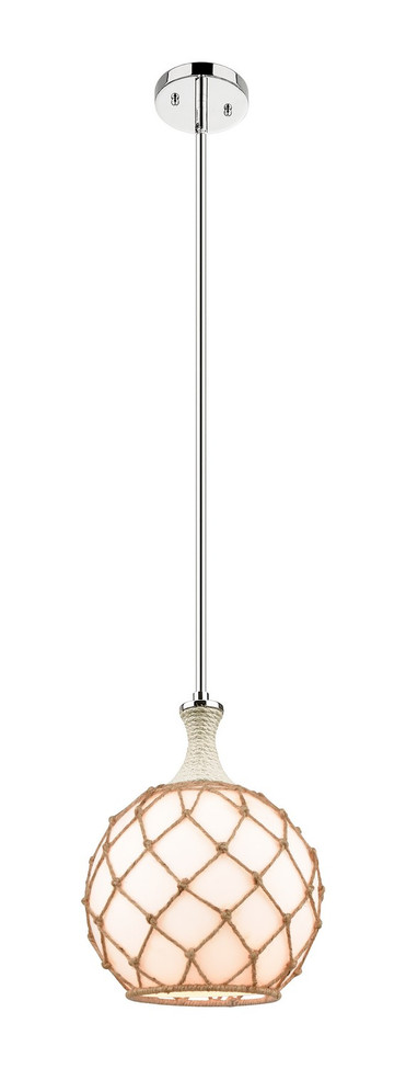 Innovations - 415-1SR-PN-G121-10RB - One Light Mini Pendant - Ballston - Polished Nickel