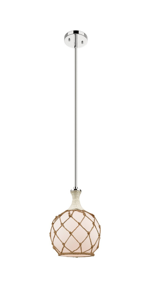 Innovations - 415-1SR-PN-G121-8RB - One Light Mini Pendant - Ballston - Polished Nickel