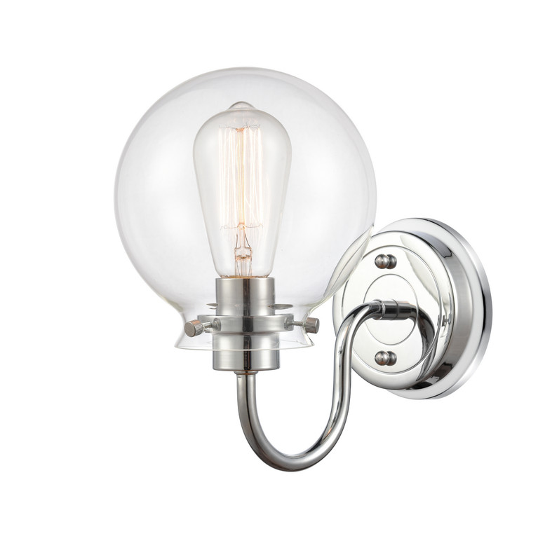 Innovations - 437-1W-PC-CL - One Light Bath Vanity - Polished Chrome