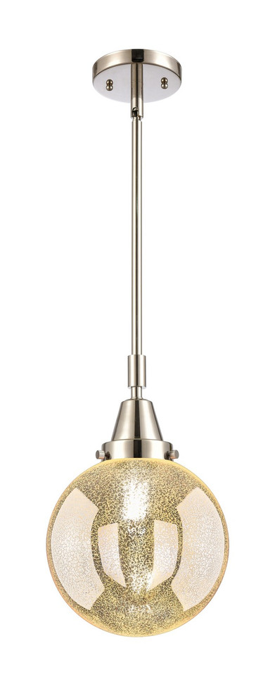 Innovations - 447-1S-PN-G208-8 - One Light Mini Pendant - Caden - Polished Nickel