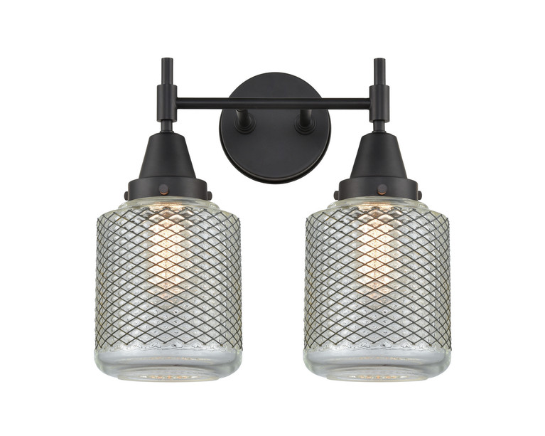 Innovations - 447-2W-BK-G262-LED - LED Bath Vanity - Caden - Matte Black