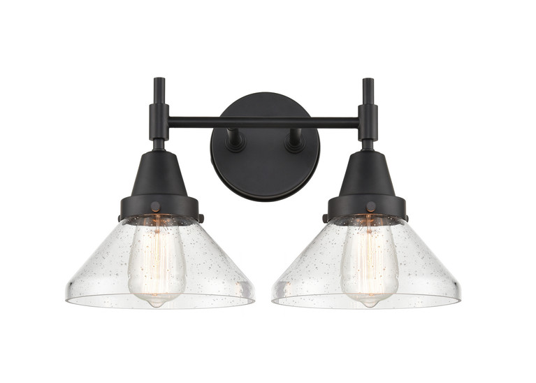 Innovations - 447-2W-BK-SDY-LED - LED Bath Vanity - Caden - Matte Black