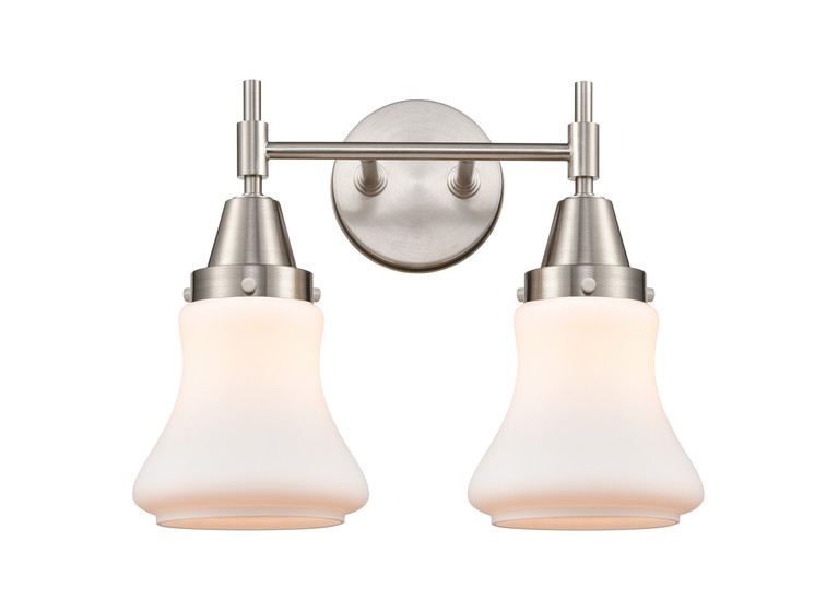 Innovations - 447-2W-SN-G191 - Two Light Bath Vanity - Caden - Satin Nickel