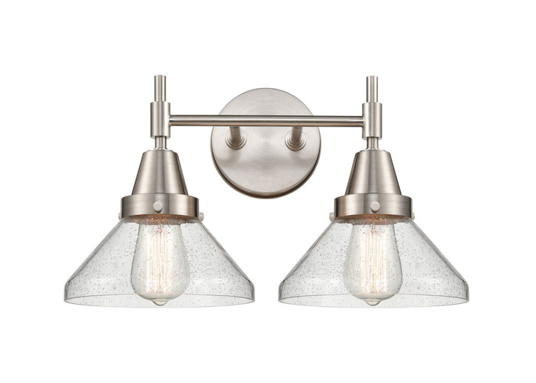 Innovations - 447-2W-SN-SDY-LED - LED Bath Vanity - Caden - Satin Nickel
