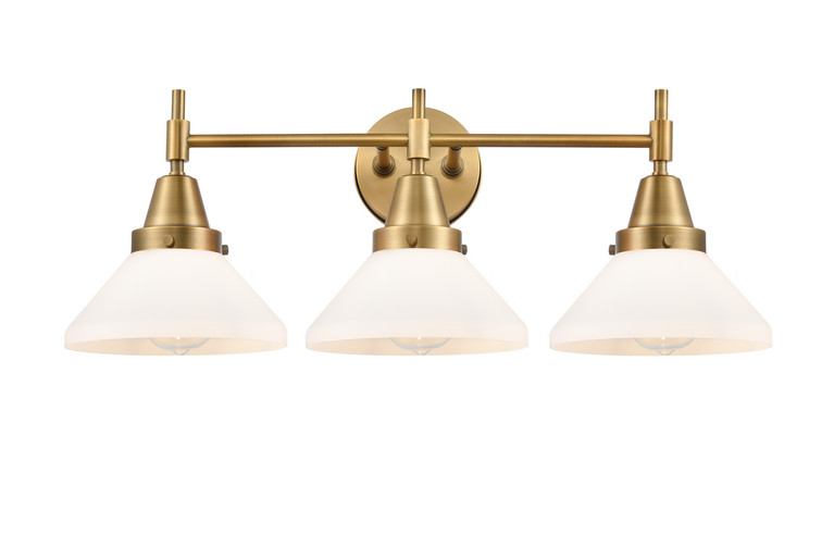 Innovations - 447-3W-BB-G4471 - Three Light Bath Vanity - Caden - Brushed Brass